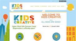 Desktop Screenshot of kidscreative.org